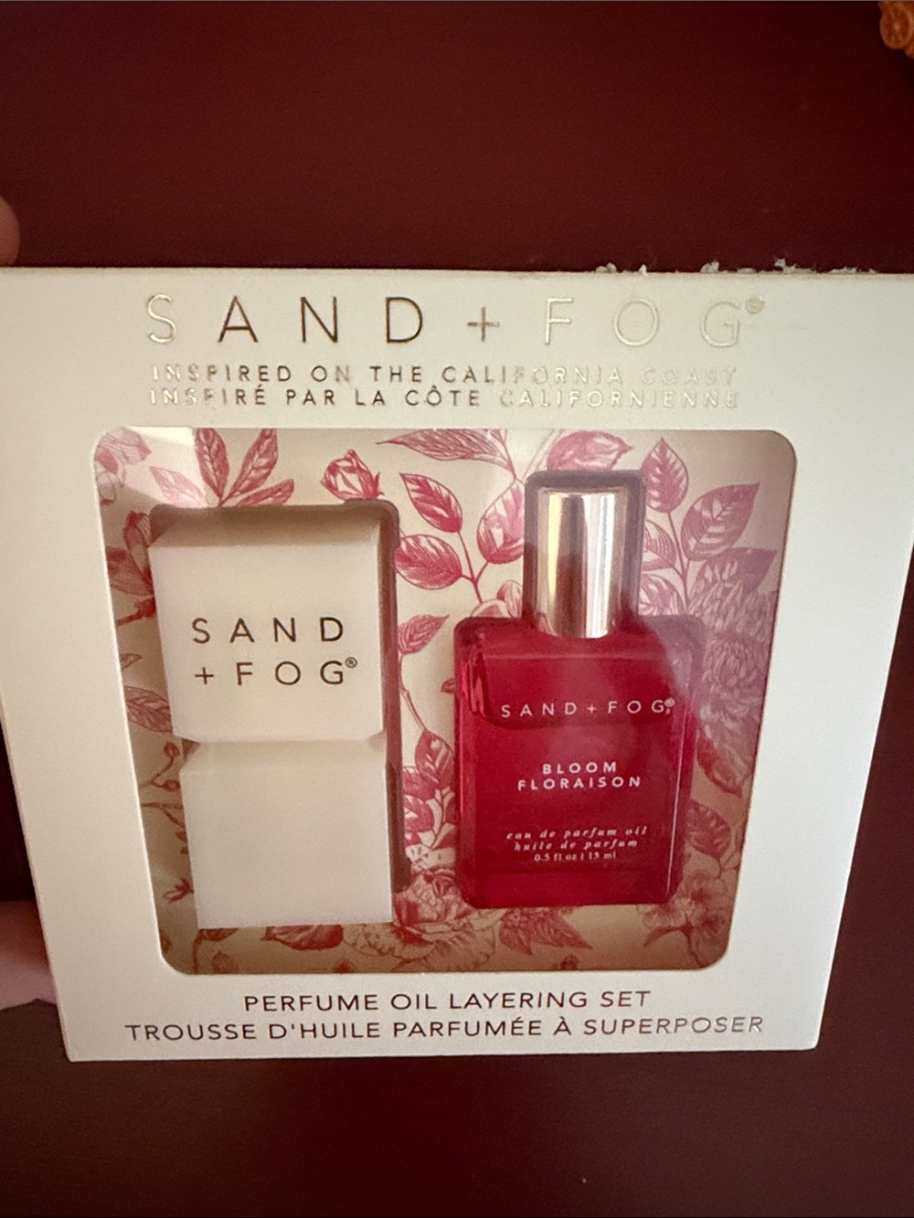 SAND+FOG Bloom Perfume Oil Layering Set - Pink